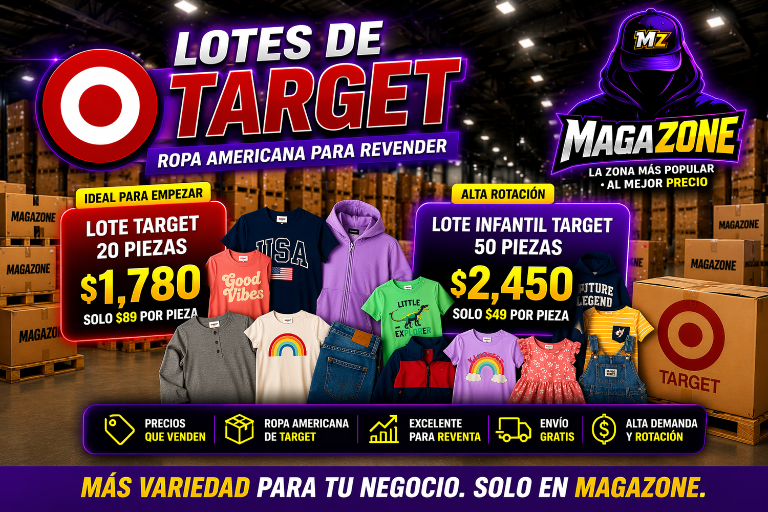 LOTES MIXTOS DE TARGET